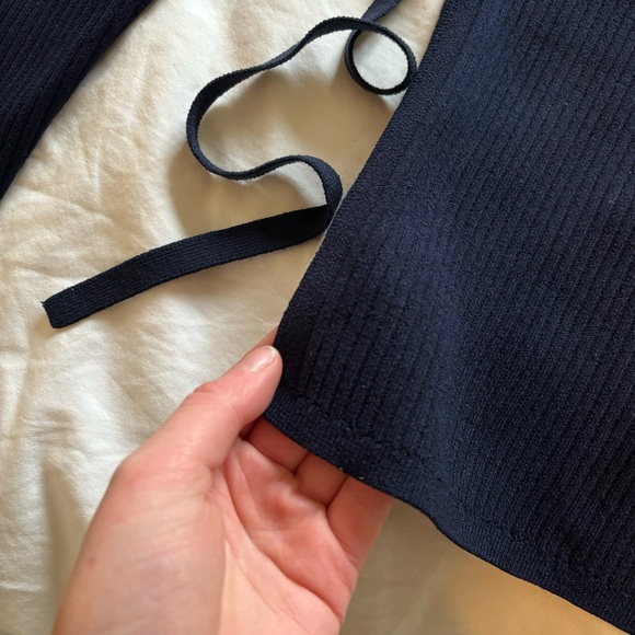 SOLD Babaton Sculpt Knit Tie Back Top - Picture 6 of 8